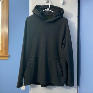 Lululemon Charcoal Grey Waffle Pullover Hoodie